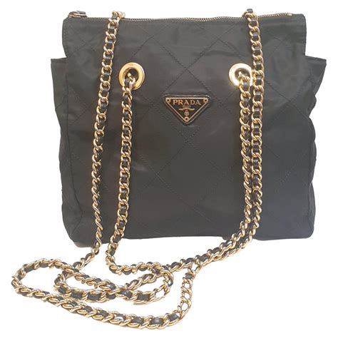 black prada bag with strap|prada nylon shoulder bag price.